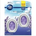 Ambi Pur Bathroom Fresh Mild Lavender Air Freshener 2pcs x 6ml