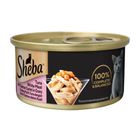 Sheba Tuna White Meat with Salmon Surimi in Gravy Canned Cat Wet Food 85g