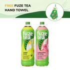 [GWP Bundle] Fuze Tea Jasmine Green Tea & Fuze Tea Lychee Rose Tea with Fuze Tea Hand Towel 1 Piece