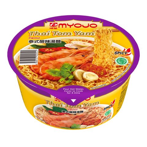 Myojo Instant Noodles Bowl Thai Tom Yam (Halal) 79g
