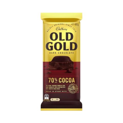 Cadbury Old Gold 70% Cocoa Chocolate Bar 180g