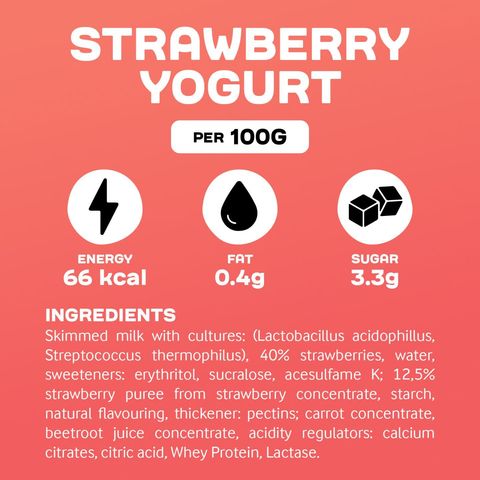 Arla Protein Strawberry Yoghurt Lactose Free 150g