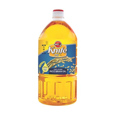 Knife 100% Pure Rice Bran Cooking Oil 2L