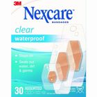 Nexcare, Waterproof Clear Bandages, 30pcs