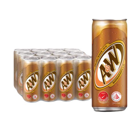 A&W Sarsaparilla Root Beer 12 x 320ml