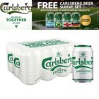 [GWP Bundle] Carlsberg Smooth Draught 12s with Carlsberg Beer Sleeve 4 Pieces