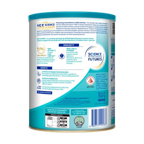 NAN Optipro 3 5MO Growing-Up Milk (from 12 Months) 1.6kg