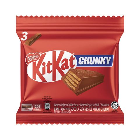 KitKat Chunky Chocolate Shared Bag 3 x 38g