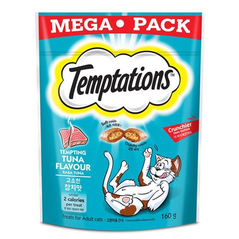 Temptations Tempting Tuna Adult Cats Treats 160g