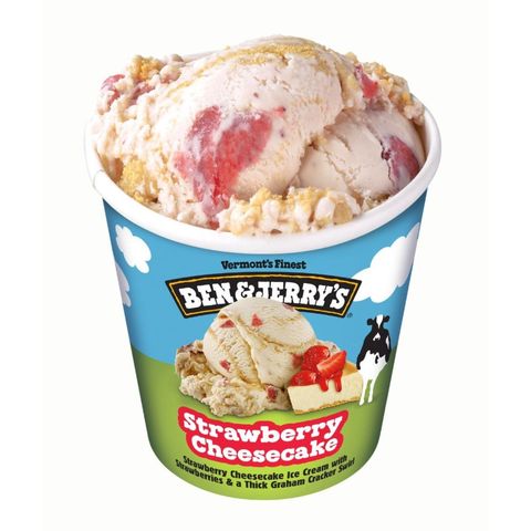 Ben & Jerry's Strawberry Cheesecake Ice Cream Pint 473ml