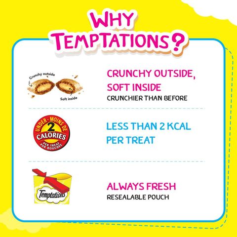 Temptations Tasty Chicken Adult Cats Treats 160g