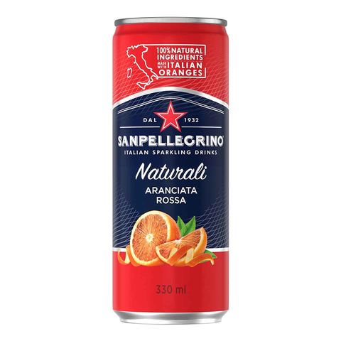 San Pellegrino Aranciata Rossa Sparkling Beverage 4 x 330ml (Recyclable)