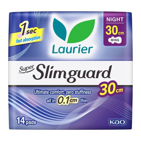 Laurier Pads Super Slimguard 30cm (14s) (13149496) | 60 公克