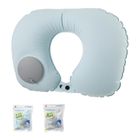 Miniso Portable Inflatable Cooling Neck Pillow (Blue / Gray) 1 Piece