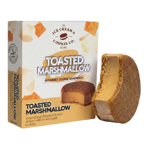 The Ice Cream & Cookie Co. Toasted Marshmallow Ice Cream Sandwich 100g