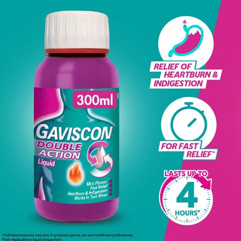 Gaviscon Mint Double Action Liquid 300ml