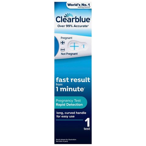 Clearblue Rapid Detection Pregnancy Test Result As Fast As 1 Minute 1 Piece