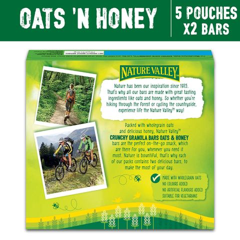 Nature Valley Crunchy Oats 'n Honey Granola Bars 5 x 42g