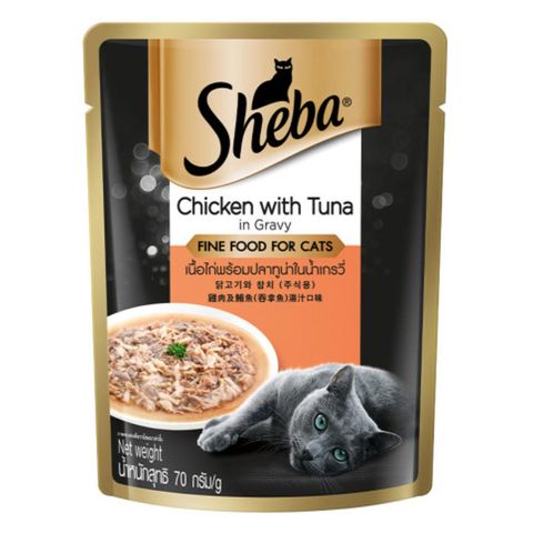 Sheba Pouch Tuna & Chicken 70g