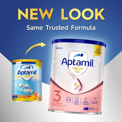 Aptamil Gold+ Stage 3 Toddler Growing Up Milk Formula 900g