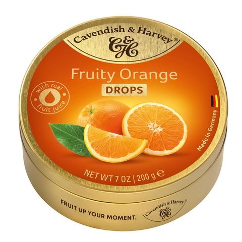 C&H Fruity Orange Drops Candy 200g