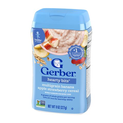 Gerber Multigrain Banana Apple Strawberry Cereal (From 12 Months) 227g