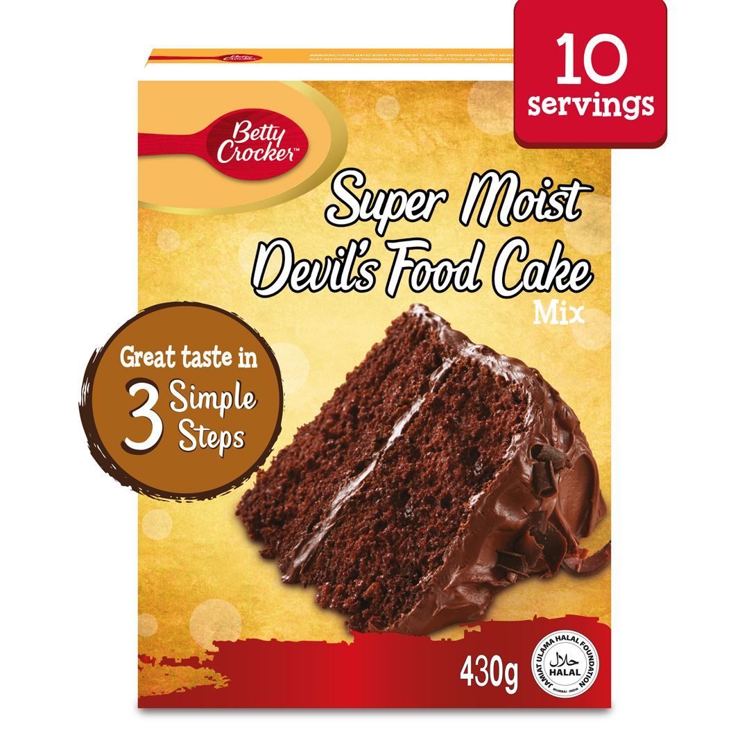Betty Crocker Super Moist Cake Mix - Devil's Food 430g delivery