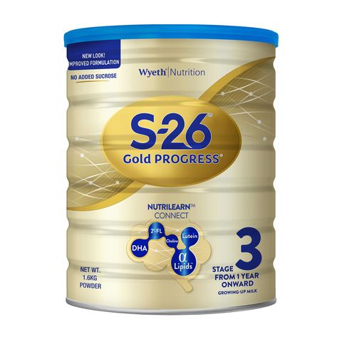 Wyeth S-26 Gold Progress Stage 3 Growing-up Milk Formula (From 12 Months) 1.6kg