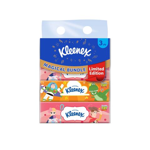 Kleenex 3Ply Disney Facial Tissue Soft Box 4 x 120s