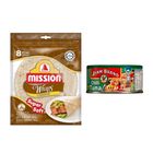 [Bundle] Ayam Brand Tasty Chilli Tuna 160g + Mission Wholemeal Tortilla Wrap 360g