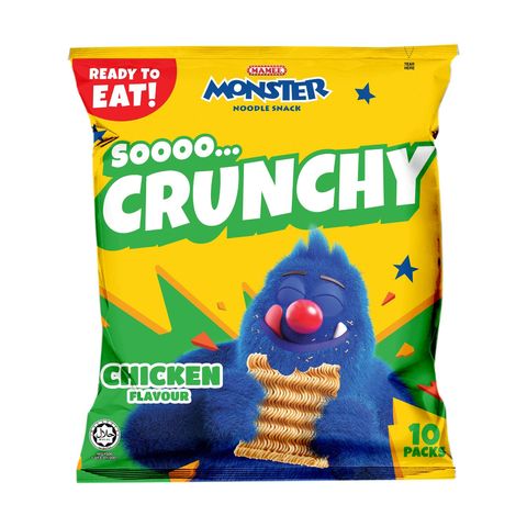 Mamee Monster Noodle Snack Chicken 10 x 20g