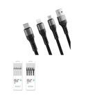 Miniso Three-in-one 1m Charging Cable Model LI191 (Random Assorted) 1 Piece - 6942083527767