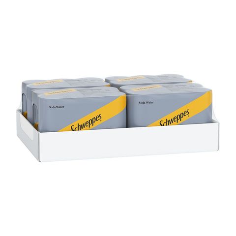 Schweppes Soda Water Mini 24 x 180ml (Carton)