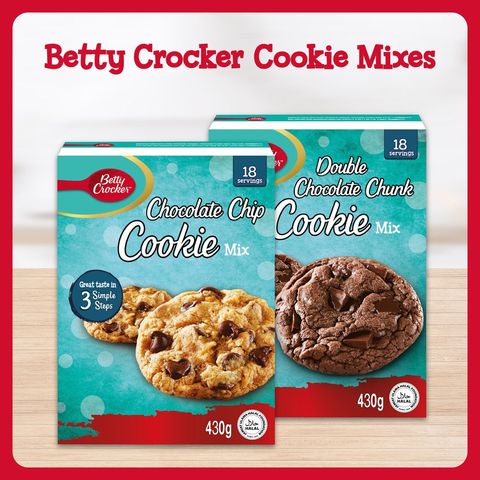 Betty Crocker Cookie Mix - Double Chocolate Chunk 430g