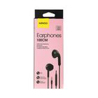 Miniso Wired Earphones Classic Half-in-Ear for Music Model: HF230 Black 1 Unit