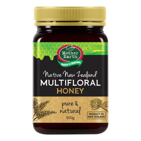 Mother Earth Native New Zealand Multifloral Honey 500g
