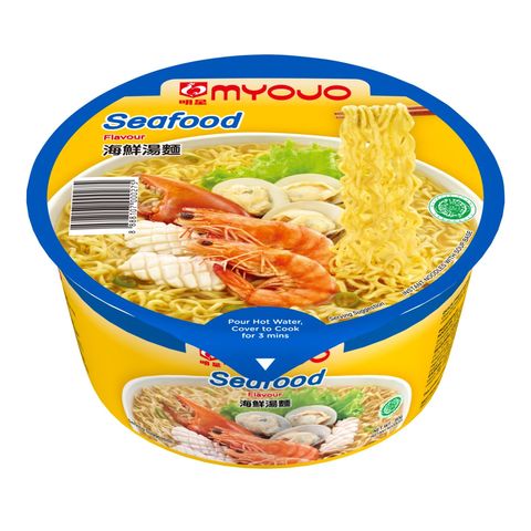 Myojo Instant Noodles Bowl Seafood (Halal) 80g