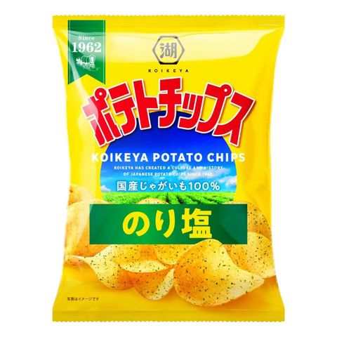 Koikeya Potato Chips Seaweed Salt 55g