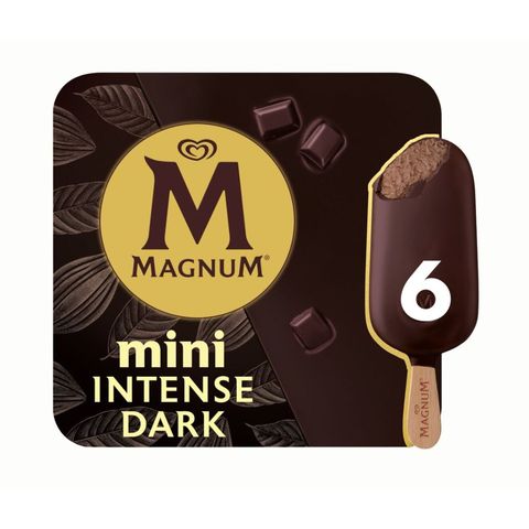 Magnum Mini Intense Dark Ice Cream Multipack 6pcs x 55ml