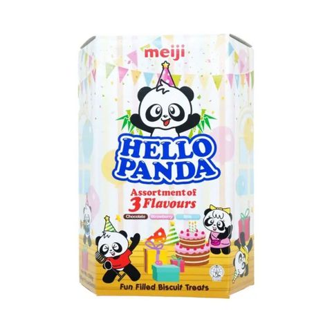 Meiji Hello Panda Biscuits - Assorted (9 x 26g) 234g