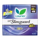 Laurier Super Slimguard Night Wing Sanitary Pads 40cm 10s