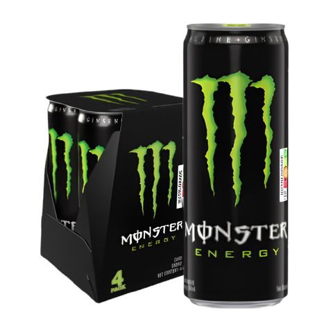 Monster Energy 4 x 355ml (Recyclable)