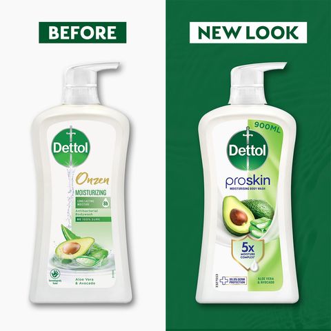 Dettol Onzen Shower Gel Body Wash Aloe Vera & Avacado 900ml