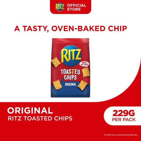 Ritz Toasted Chips Original Biscuits 229g