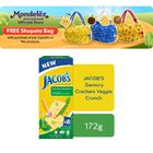 Jacob's Savoury Crackers Veggie Crunch 172g