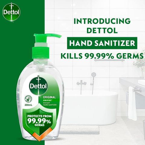 Dettol Original Instant Hand Sanitizer 200ml