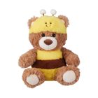 Miniso Plush Toy Gift Bear Collection Costume Sitting-posture Bee 1 Unit