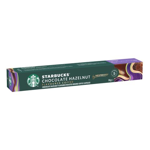 Starbucks Chocolate Hazelnut by Nespresso Coffee Capsules 10 Pieces