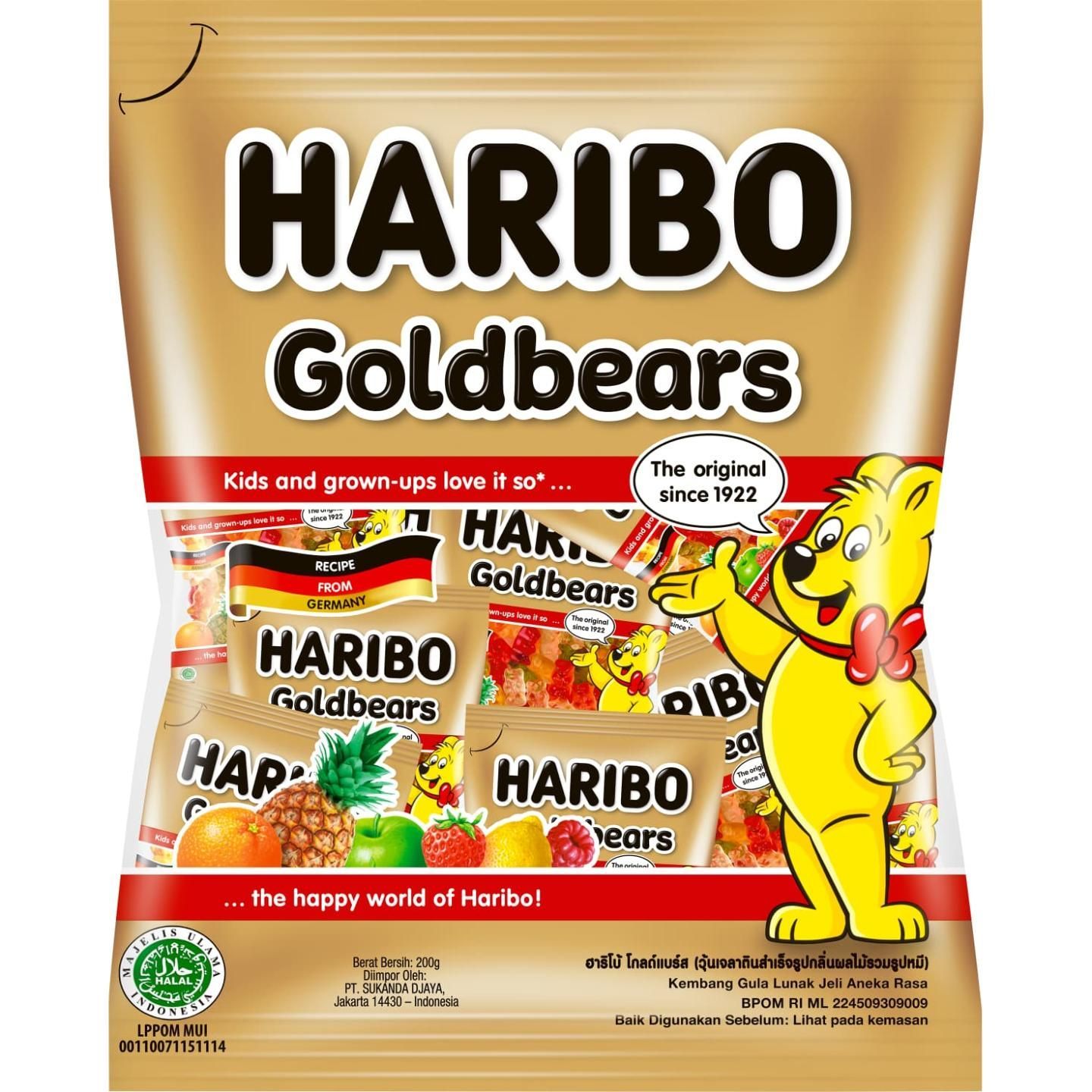 haribo Haribo Goldbears Gummy Candy Multipack 200g delivery near you in