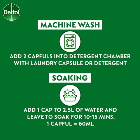 Dettol Pine Laundry Sanitiser 1.5L